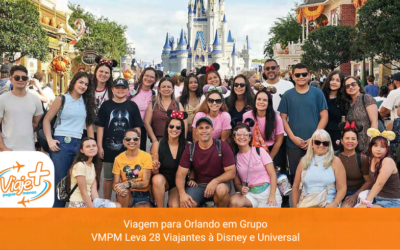 Viagem para Orlando em Grupo: VMPM Leva 28 Viajantes à Disney e Universal
